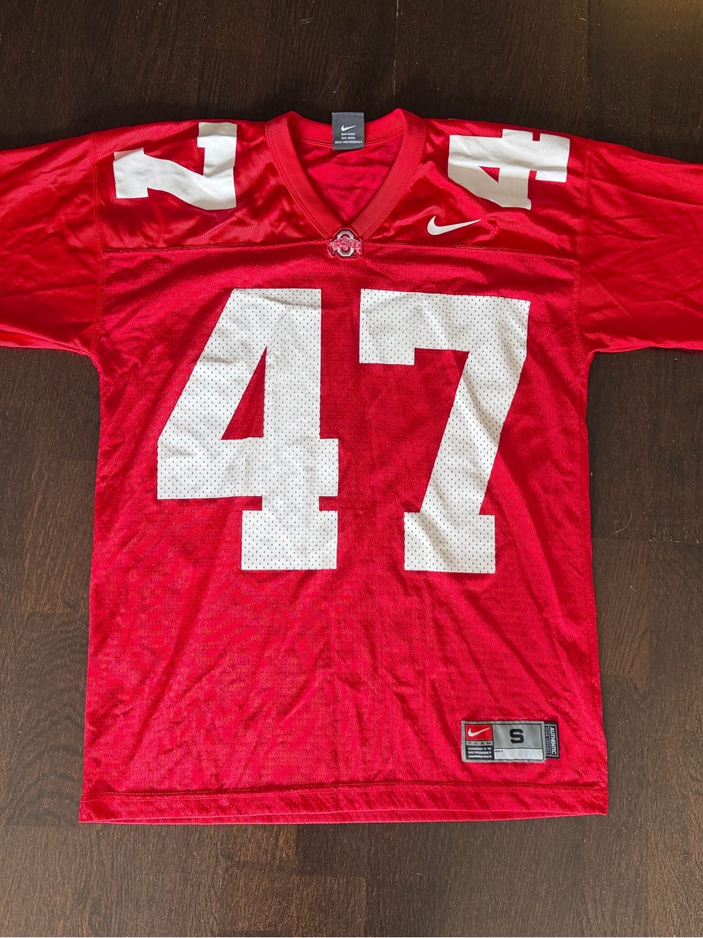 Vintage Nike Ohio State Buckeyes #47 AJ Hawk Authentic Football Jersey